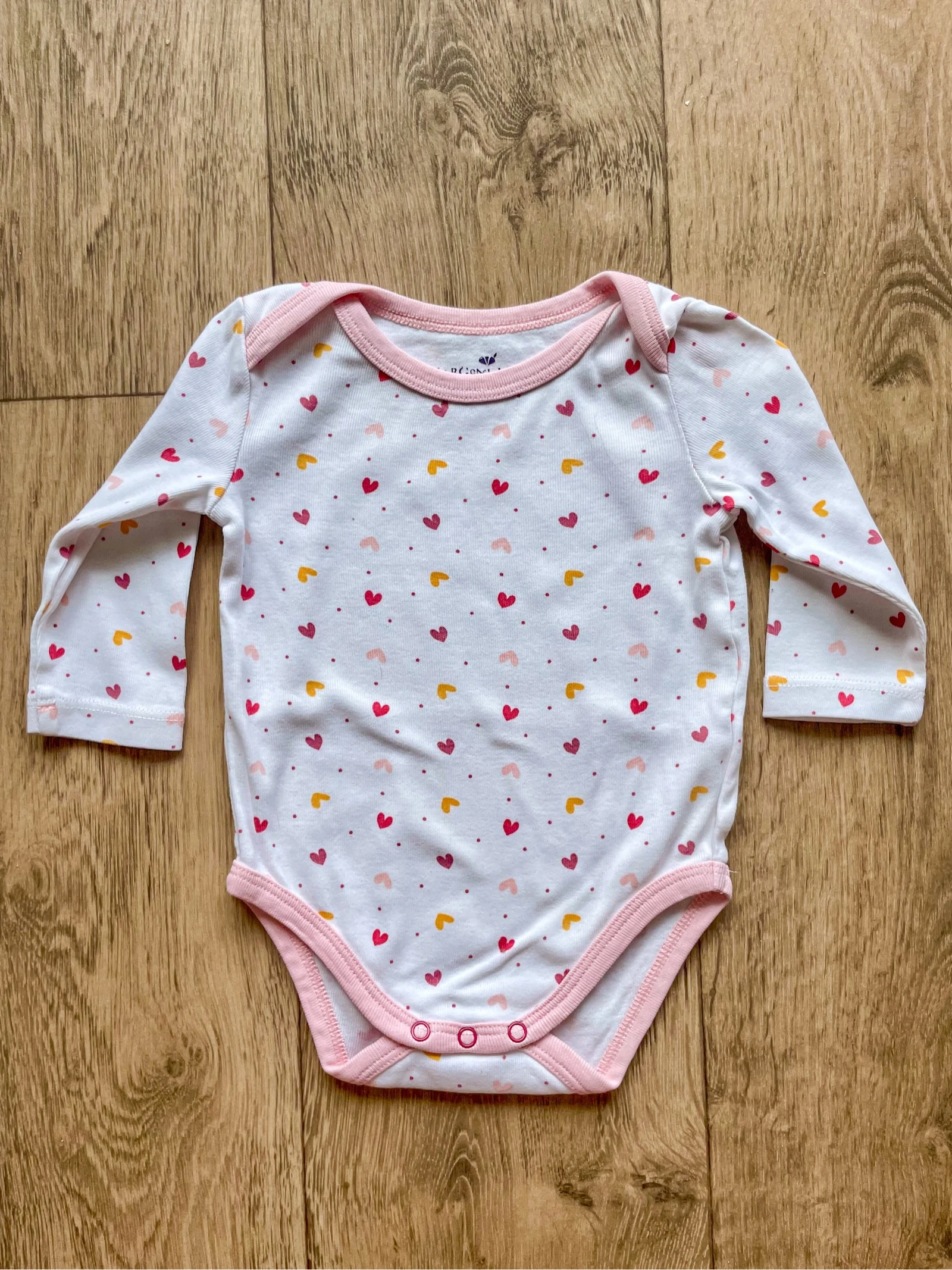 Lot of long-sleeve bodysuits for baby girls size 3 months – photo 2
